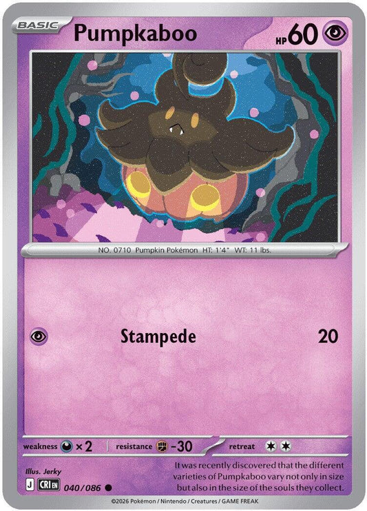 Pumpkaboo - 040/086 (Reverse Holo)