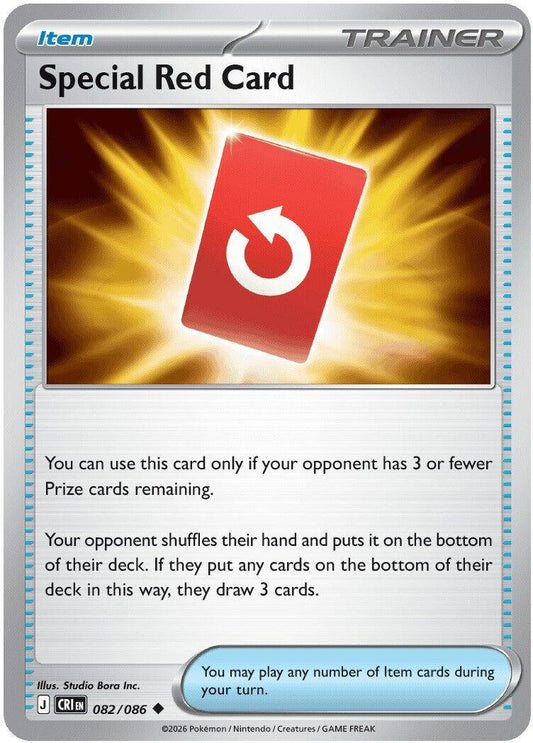 Special Red Card - 082/086 (Reverse Holo)