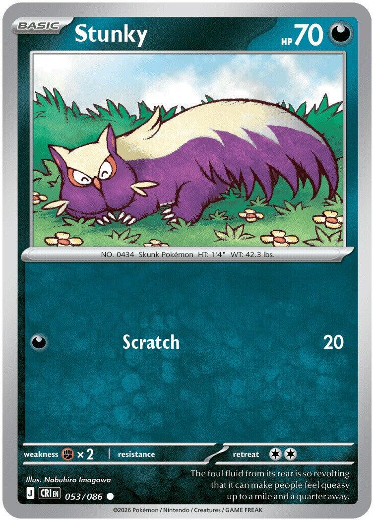 Stunky - 053/086 (Reverse Holo)