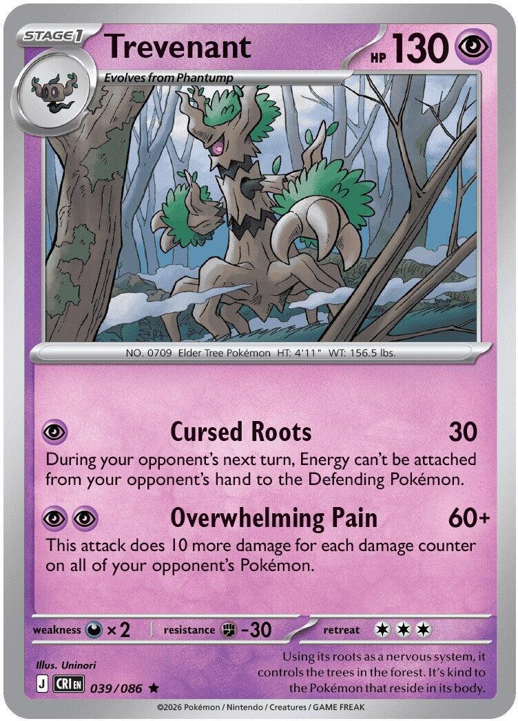 Trevenant - 039/086 (Reverse Holo)