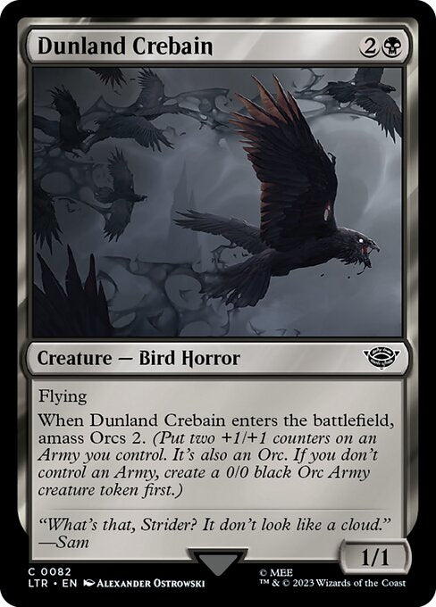Dunland Crebain - 82 (Normal) Near Mint_Non-Foil