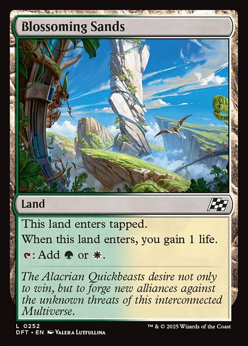 Blossoming Sands - 252 (Normal) Near Mint_Non-Foil