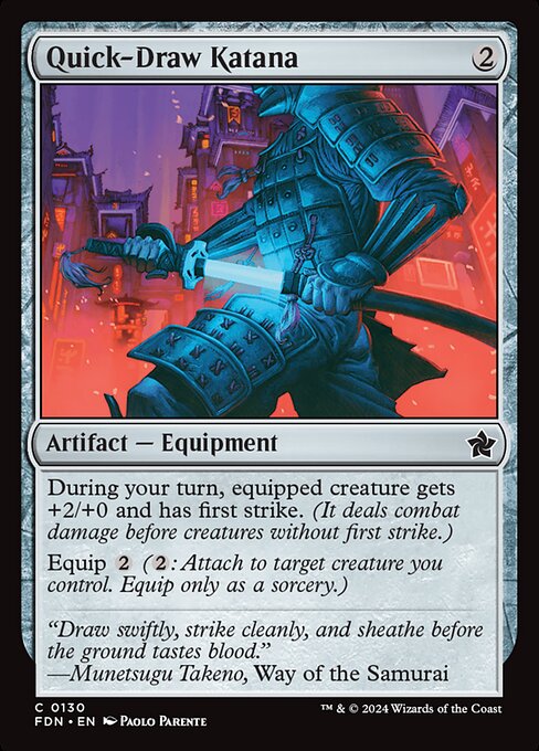 Quick-Draw Katana (Non Foil) near_mint