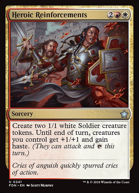 Heroic Reinforcements (Non Foil) near_mint
