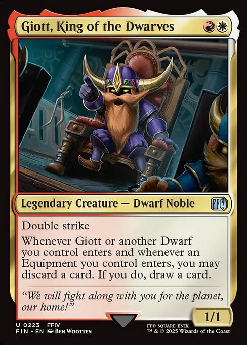 Giott, King of the Dwarves - 223 (Normal) Near Mint_Non-Foil