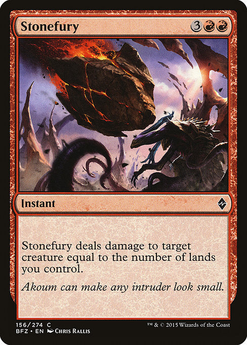 Stonefury - 156 (Normal) Near Mint_Non-Foil