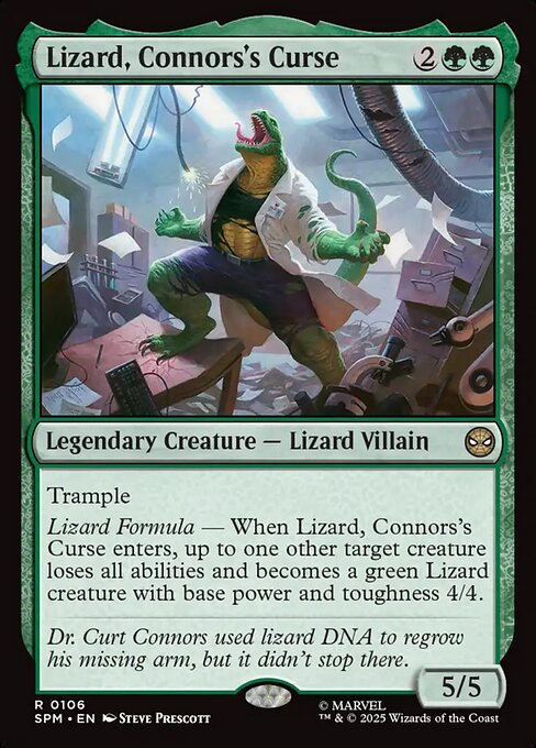 Lizard, Connors's Curse SPM #106 Non-Foil