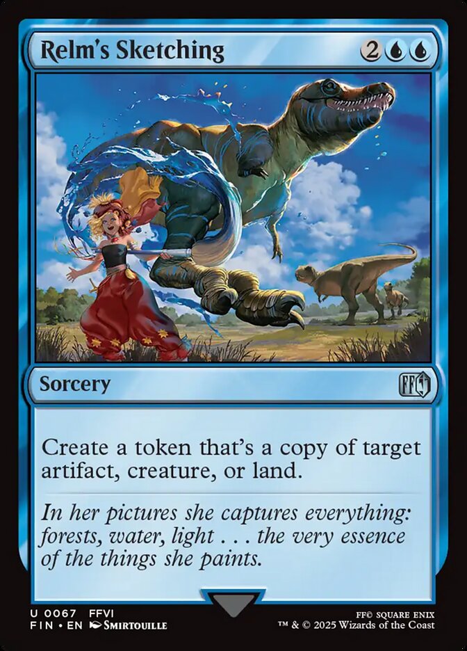 Relm's Sketching - 67 (Foil) (JP)