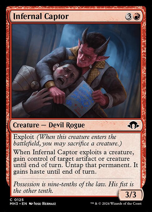 Infernal Captor - 125 (Normal) Near Mint_Non-Foil