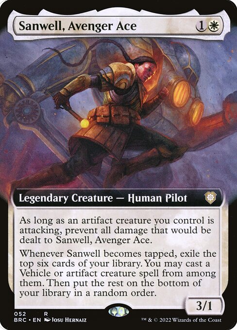 Sanwell, Avenger Ace - 52 (Normal) Near Mint_Non-Foil
