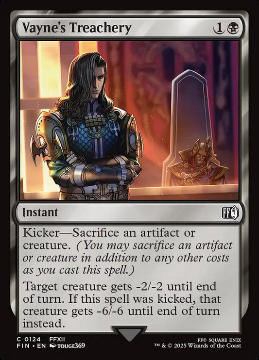 Vayne's Treachery - 124 (Foil) (JP)