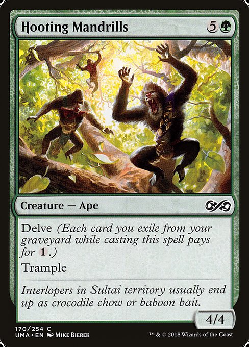 Hooting Mandrills - 170 (Normal) Near Mint_Non-Foil
