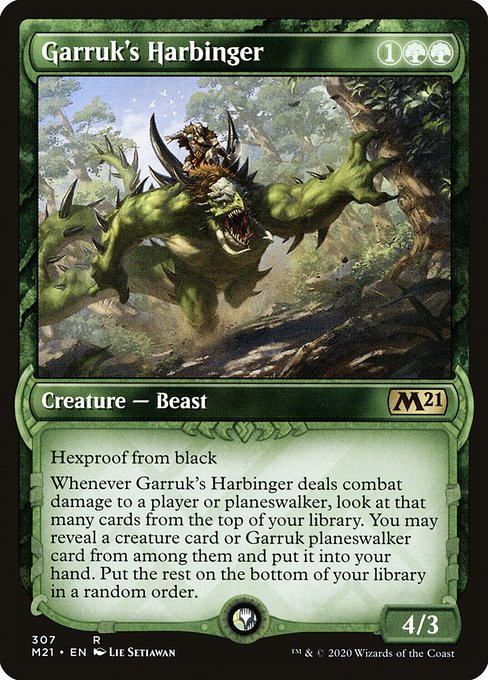 Garruk's Harbinger - 307 (Normal) Near Mint_Non-Foil