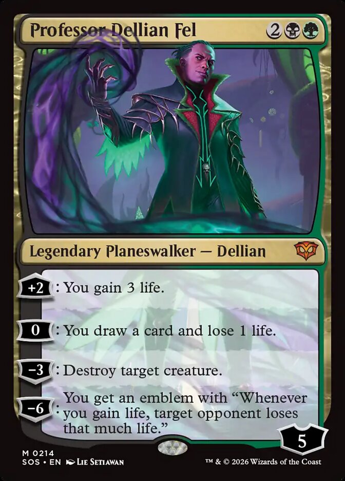 Professor Dellian Fel - 214 (Foil)
