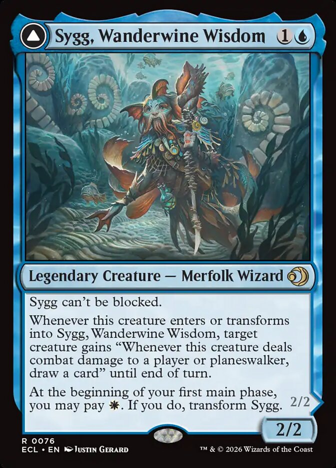 Sygg, Wanderwine Wisdom // Sygg, Wanderbrine Shield - 76