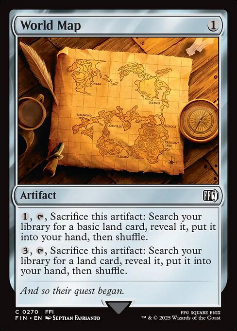 World Map - 270 (Normal) Near Mint_Non-Foil