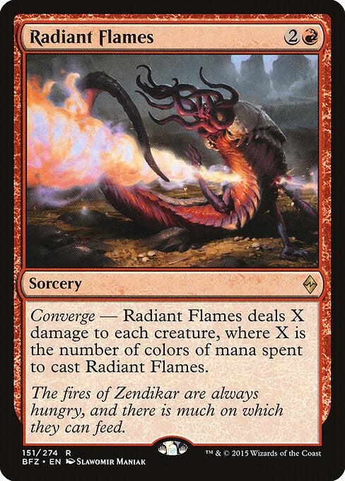 Radiant Flames BFZ #151 Non-Foil
