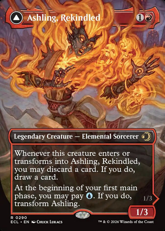 Ashling, Rekindled // Ashling, Rimebound - 290 (Foil)