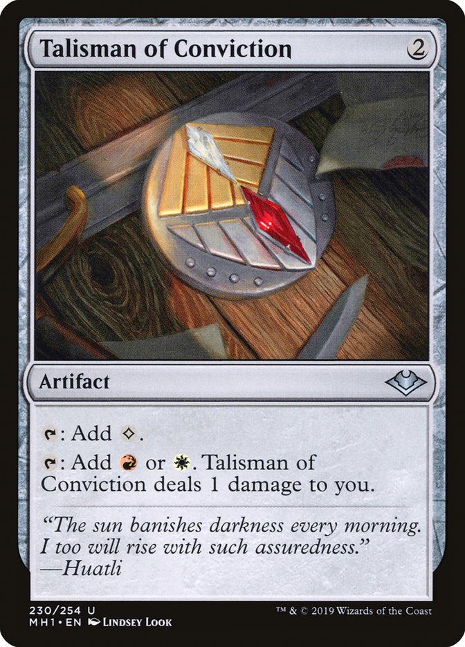 Talisman of Conviction (MH1 230)