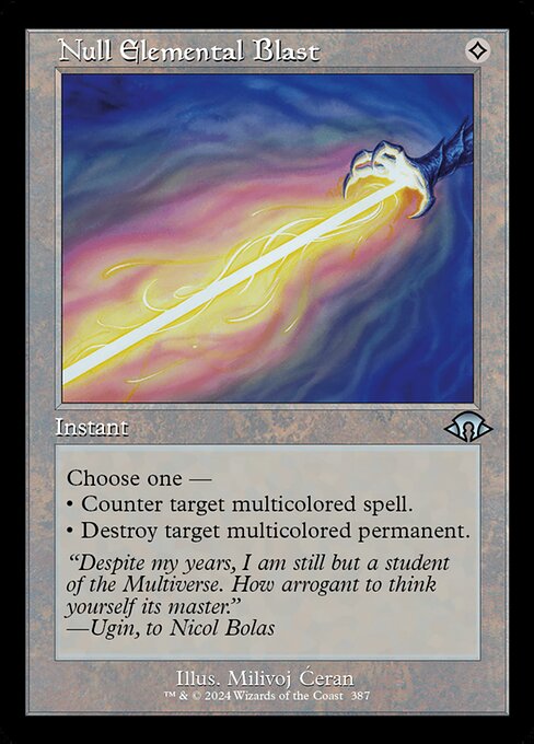 Null Elemental Blast Retro - 387 (Foil) Near Mint_Foil