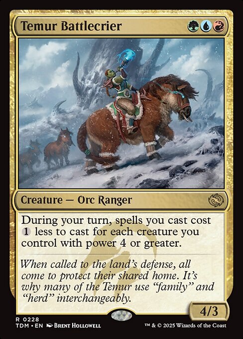 Temur Battlecrier - 228 (Normal) Near Mint_Non-Foil