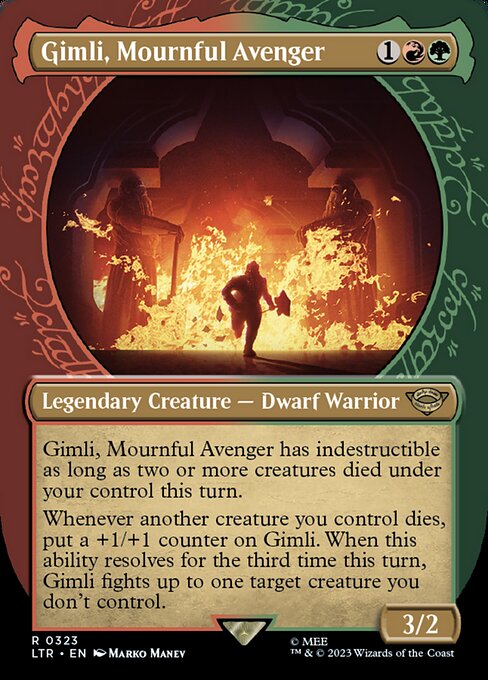 Gimli, Mournful Avenger - 323 (Normal) Near Mint_Non-Foil
