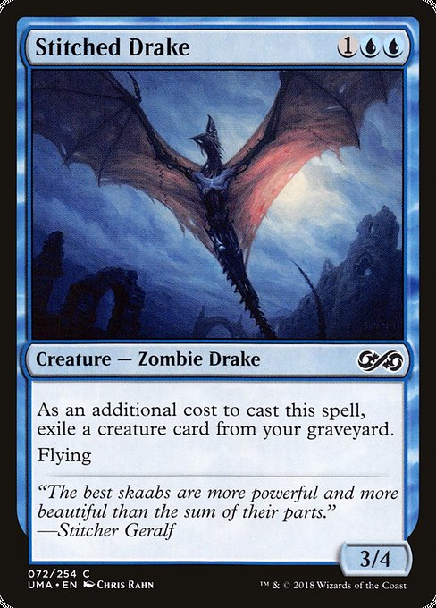 Stitched Drake - 72 (Normal) Near Mint_Non-Foil