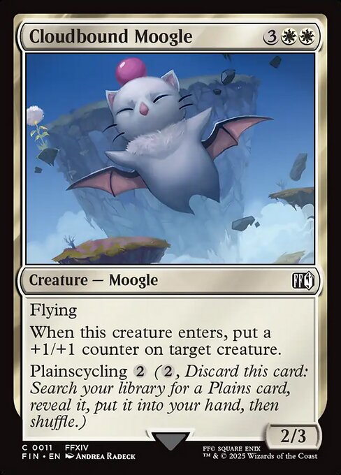 Cloudbound Moogle - 11 (Normal) Near Mint_Non-Foil
