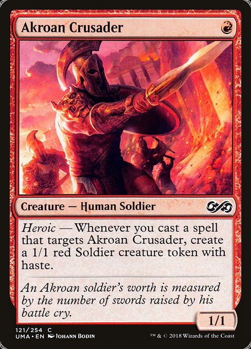 Akroan Crusader - 121 (Normal) Near Mint_Non-Foil