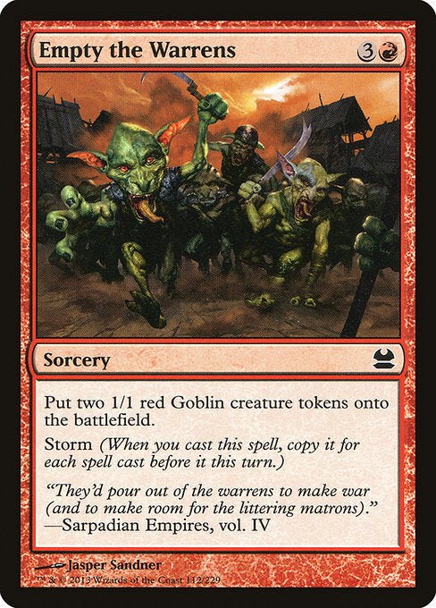 Empty the Warrens - 112 (Normal) Near Mint_Non-Foil