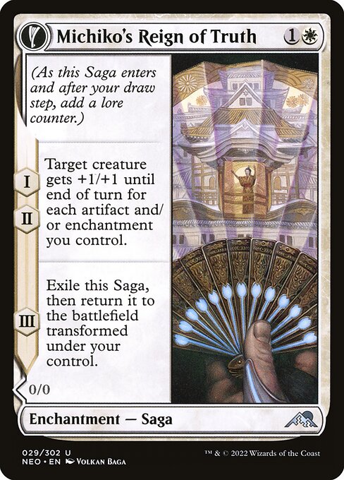 Michiko's Reign of Truth // Portrait of Michiko NEO #29 Non-Foil