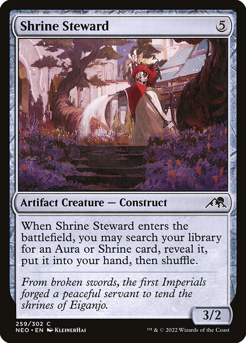 Shrine Steward NEO #259 Non-Foil