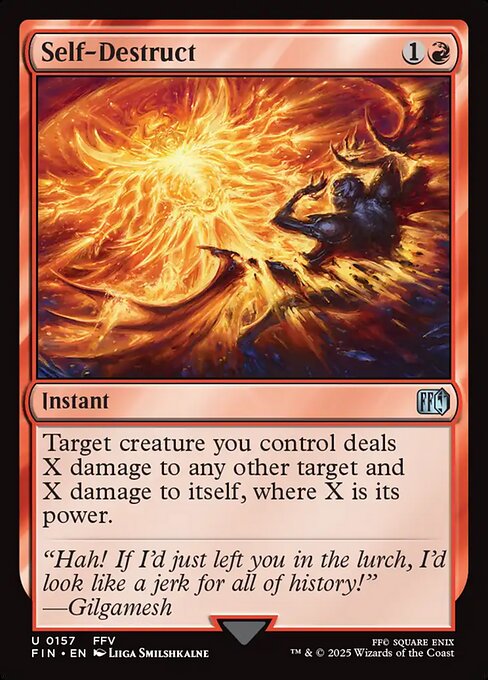 Self-Destruct - 157 (Normal) Near Mint_Non-Foil