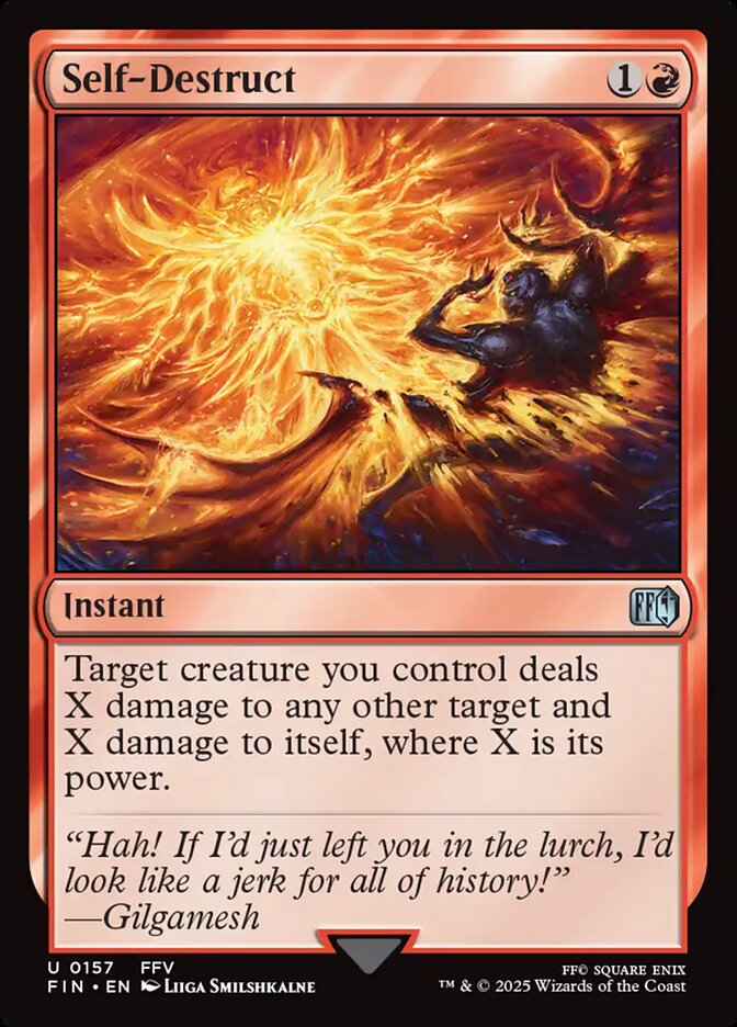 Self-Destruct - 157 (Foil) (JP)