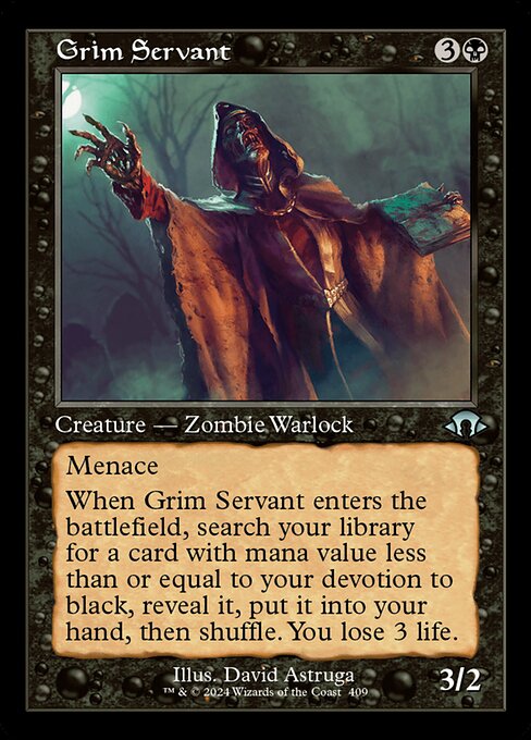 Grim Servant Retro - 409 (Foil) Near Mint_Foil