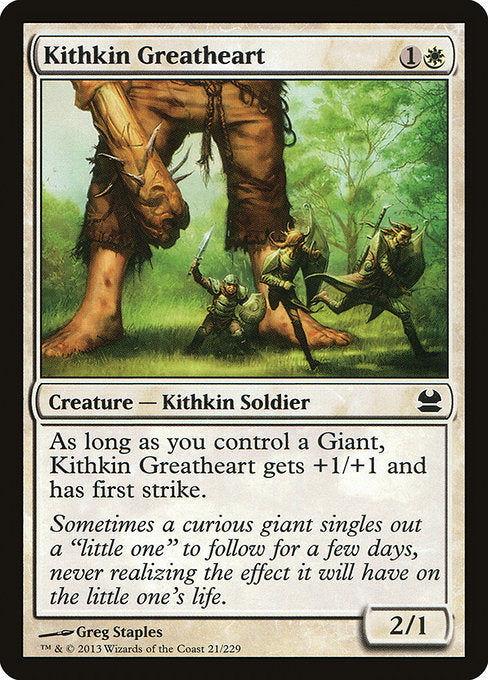 Kithkin Greatheart - 21 (Normal) Near Mint_Non-Foil