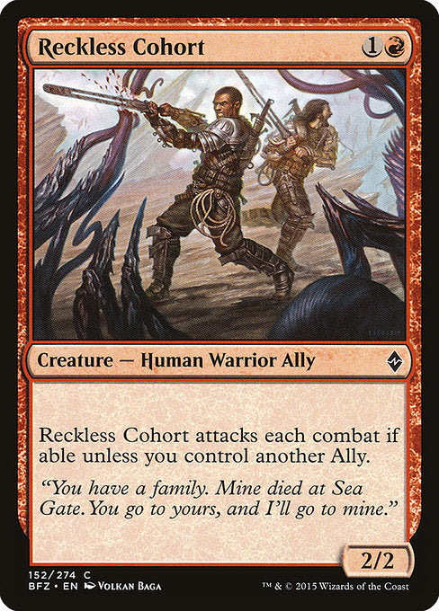 Reckless Cohort - 152 (Normal) Near Mint_Non-Foil