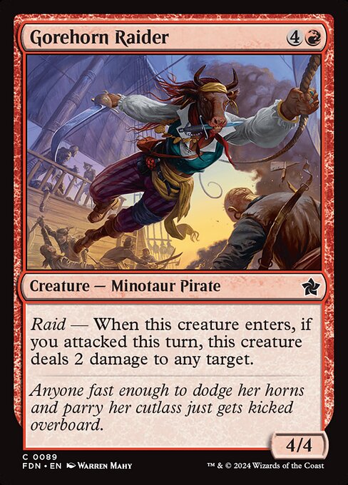 Gorehorn Raider (Non Foil) near_mint