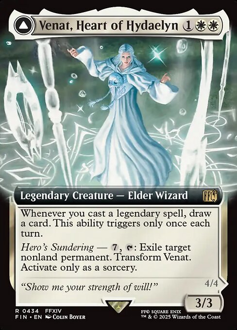 JP Venat, Heart of Hydaelyn // Hydaelyn, the Mothercrystal - 434 (Normal) Near Mint_Non-Foil