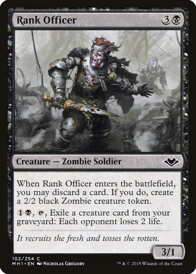 Rank Officer (MH1 102)