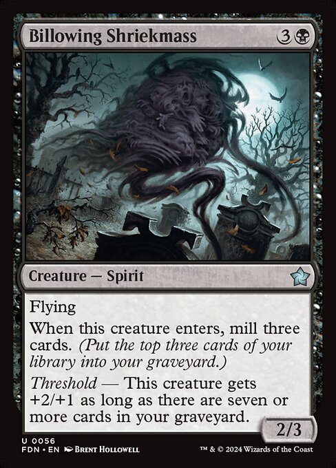 Billowing Shriekmass (Non Foil) near_mint