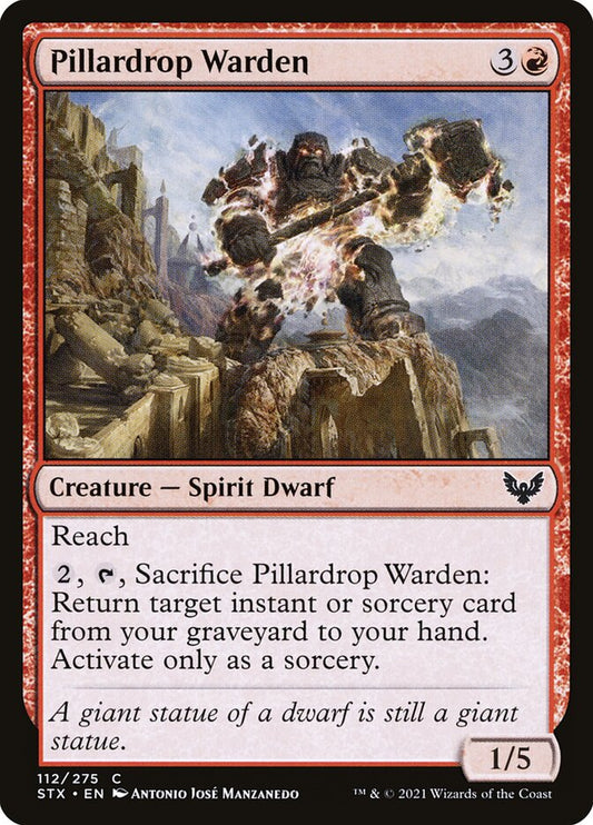 Pillardrop Warden - 112 (Foil)