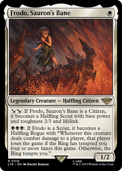 Frodo, Sauron's Bane - 18 (Normal) Near Mint_Non-Foil