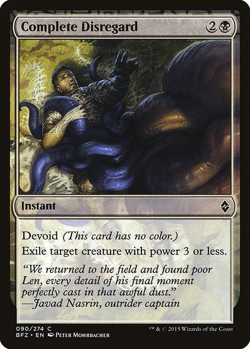 Complete Disregard - 90 (Normal) Near Mint_Non-Foil