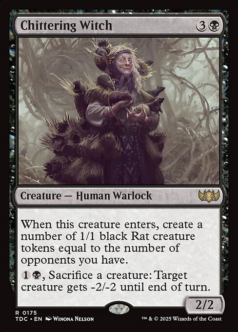 Chittering Witch TDC #175 Non-Foil