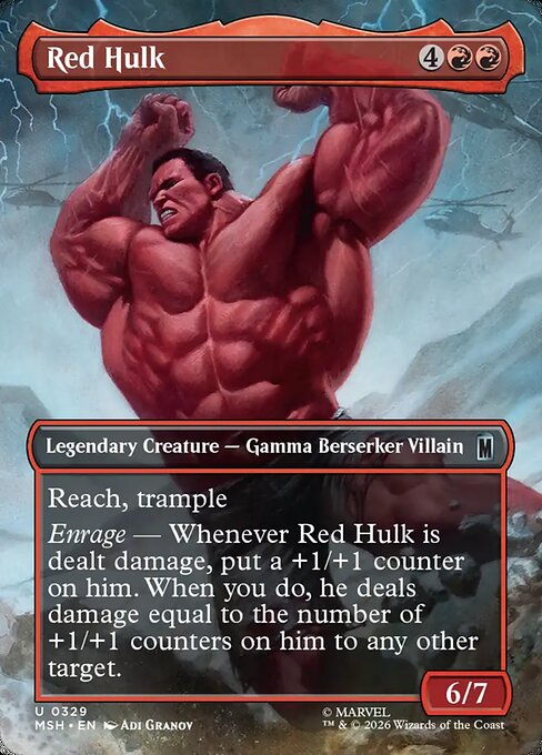 Red Hulk - 329 (Foil)