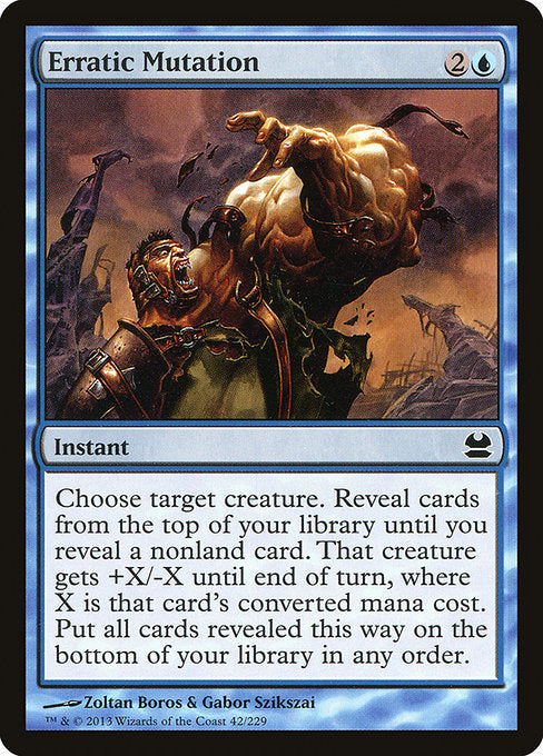 Erratic Mutation - 42 (Normal) Near Mint_Non-Foil