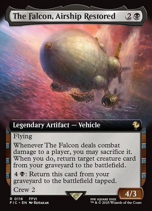 The Falcon, Airship Restored - 116 (Normal) Near Mint_Non-Foil