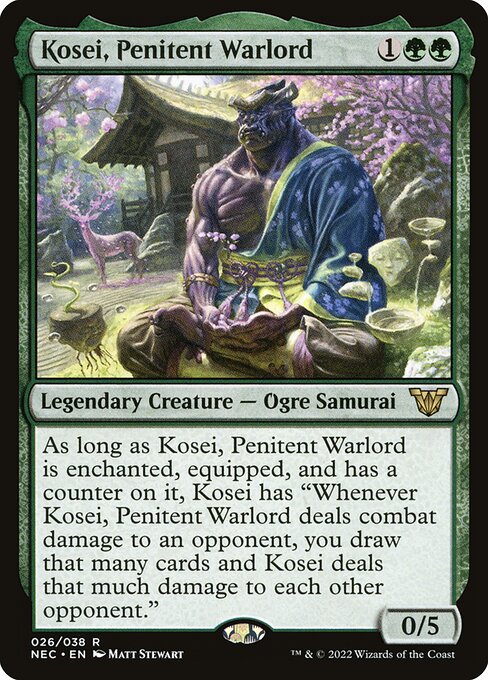 Kosei, Penitent Warlord NEC #26 Non-Foil