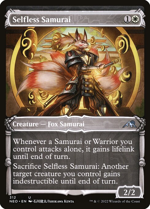 Selfless Samurai NEO #312 Non-Foil